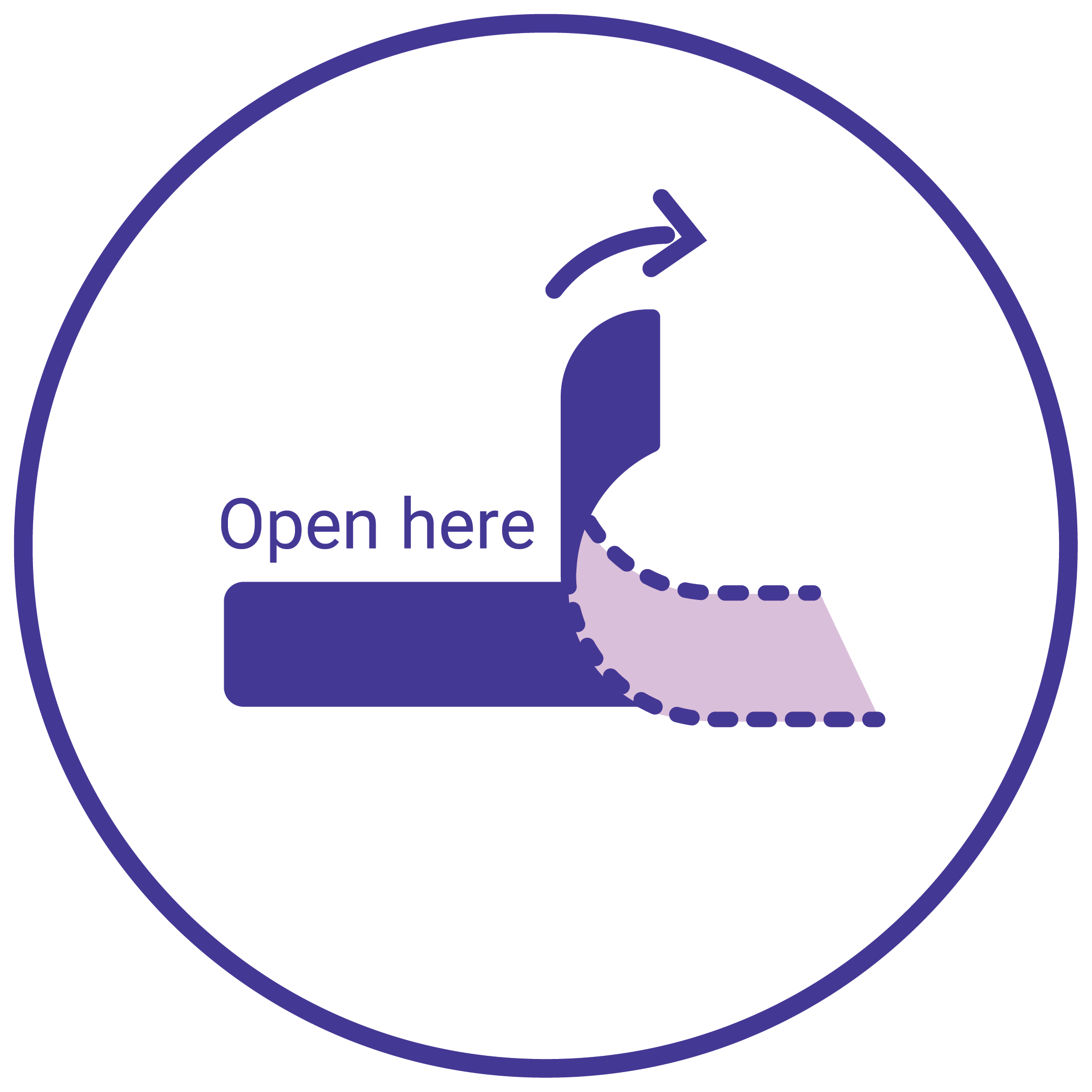 Easy-to-open perforation (zipper perforation)